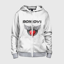 Детская толстовка на молнии Bon Jovi