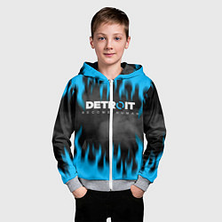 Толстовка на молнии детская DETROIT: BECOME HUMAN, цвет: 3D-меланж — фото 2