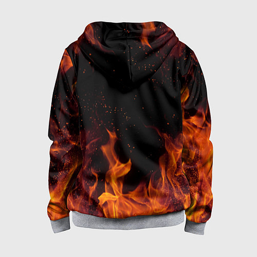 Детская толстовка на молнии АРИЯ / 3D-Меланж – фото 2