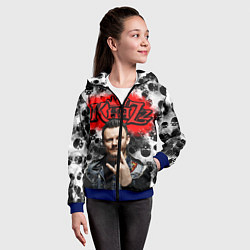 Толстовка на молнии детская Князь, цвет: 3D-синий — фото 2