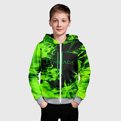 Толстовка на молнии детская LINEAGE 2, цвет: 3D-меланж — фото 2