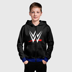 Толстовка на молнии детская WWE, цвет: 3D-синий — фото 2