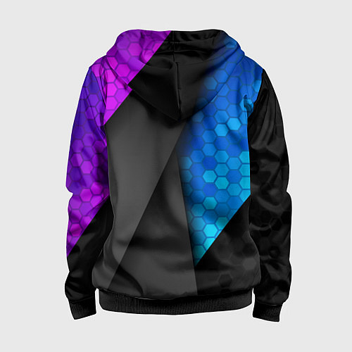 Детская толстовка на молнии PUBG / 3D-Черный – фото 2