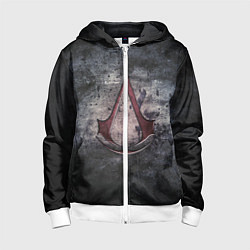 Толстовка на молнии детская Assassin’s Creed, цвет: 3D-белый