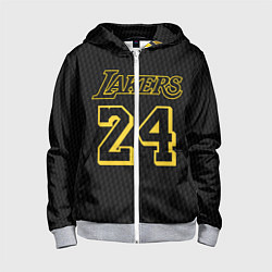 Толстовка на молнии детская Kobe Bryant, цвет: 3D-меланж