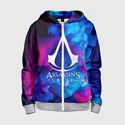 Толстовка на молнии детская ASSASSINS CREED, цвет: 3D-меланж