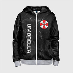 Толстовка на молнии детская UMBRELLA CORP, цвет: 3D-меланж