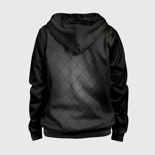 Детская толстовка на молнии Хабиб Нурмагомедов / 3D-Черный – фото 2