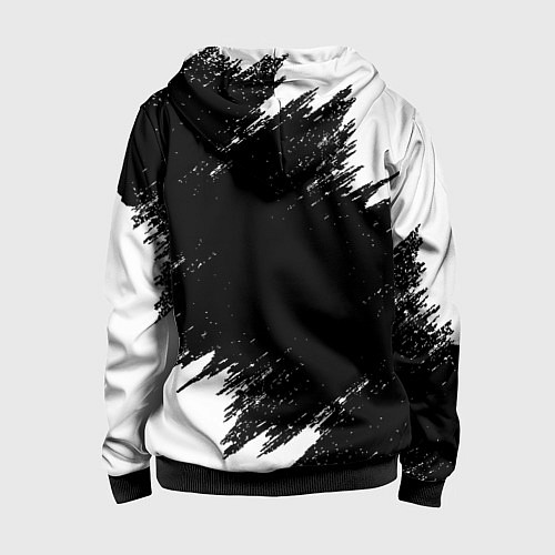 Детская толстовка на молнии BMW / 3D-Черный – фото 2