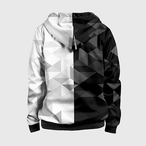 Детская толстовка на молнии BMW / 3D-Черный – фото 2