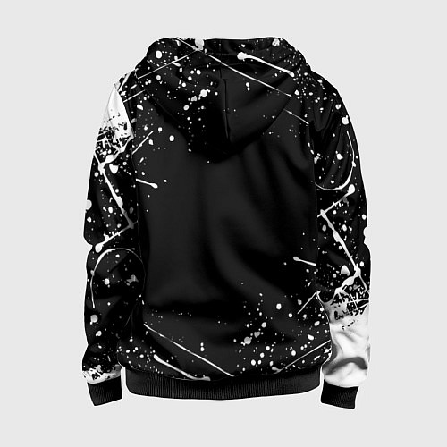 Детская толстовка на молнии GROVE STREET GTA / 3D-Черный – фото 2