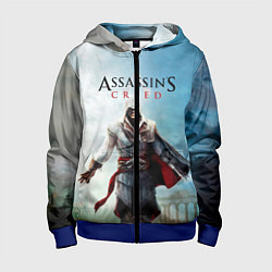 Толстовка на молнии детская Assassins Creed, цвет: 3D-синий