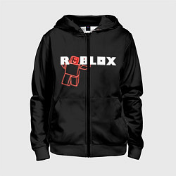 Толстовка на молнии детская Роблокс Roblox, цвет: 3D-черный
