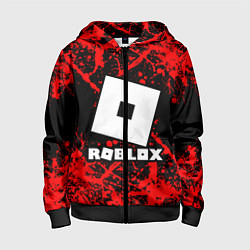 Толстовка на молнии детская Roblox, цвет: 3D-черный