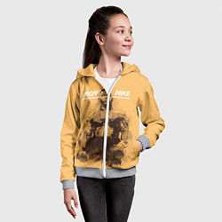 Толстовка на молнии детская Iron Mike, цвет: 3D-меланж — фото 2