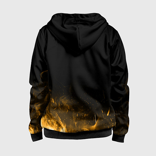 Детская толстовка на молнии Free Fire / 3D-Черный – фото 2