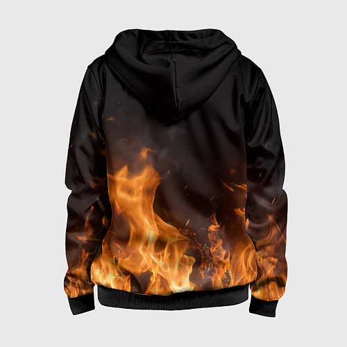 Детская толстовка на молнии FREE FIRE / 3D-Черный – фото 2