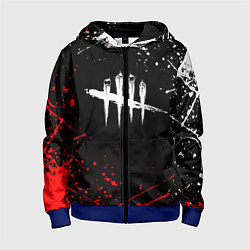 Толстовка на молнии детская DEAD BY DAYLIGHT, цвет: 3D-синий