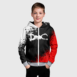Толстовка на молнии детская DEVIL MAY CRY DMC, цвет: 3D-меланж — фото 2