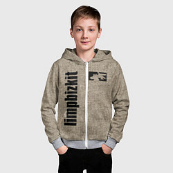 Толстовка на молнии детская LIMP BIZKIT, цвет: 3D-меланж — фото 2