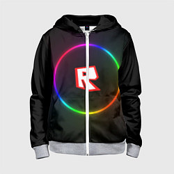 Толстовка на молнии детская Roblox, цвет: 3D-меланж