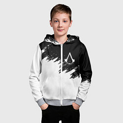 Толстовка на молнии детская ASSASSINS CREED, цвет: 3D-меланж — фото 2