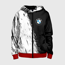 Толстовка на молнии детская BMW, цвет: 3D-красный