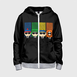 Детская толстовка на молнии South Park