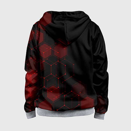 Детская толстовка на молнии UMBRELLA CORP / 3D-Меланж – фото 2