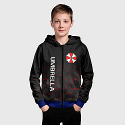 Толстовка на молнии детская UMBRELLA CORP, цвет: 3D-синий — фото 2