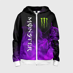 Детская толстовка на молнии MONSTER ENERGY