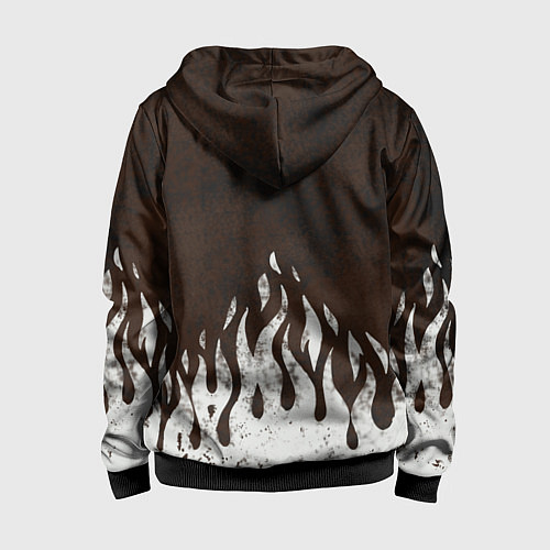 Детская толстовка на молнии Cs:go - Оксидное пламя / 3D-Черный – фото 2