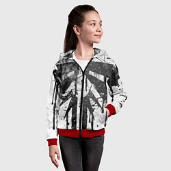 Толстовка на молнии детская THE LAST OF US 2, цвет: 3D-красный — фото 2