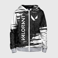 Толстовка на молнии детская VALORANT ВАЛОРАНТ, цвет: 3D-меланж