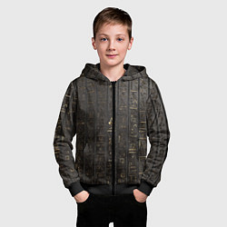 Толстовка на молнии детская ASSASSINS CREED:ORIGINS, цвет: 3D-черный — фото 2