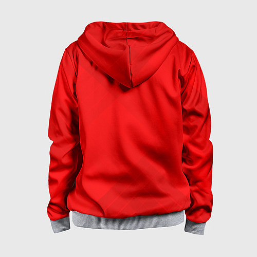 Детская толстовка на молнии ARSENAL / 3D-Меланж – фото 2