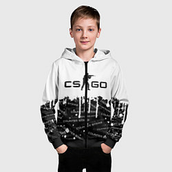 Толстовка на молнии детская COUNTER STRIKE, цвет: 3D-черный — фото 2
