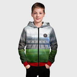 Толстовка на молнии детская FC INTER MIAMI, цвет: 3D-красный — фото 2