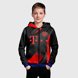 Толстовка на молнии детская FC Bayern Munchen, цвет: 3D-синий — фото 2