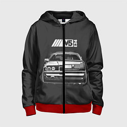 Толстовка на молнии детская BMW, цвет: 3D-красный