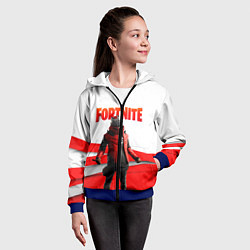 Толстовка на молнии детская FORTNITE, цвет: 3D-синий — фото 2