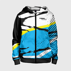 Толстовка на молнии детская Forza Horizon, цвет: 3D-черный