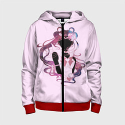 Толстовка на молнии детская Космическая Сейлор Мун, цвет: 3D-красный