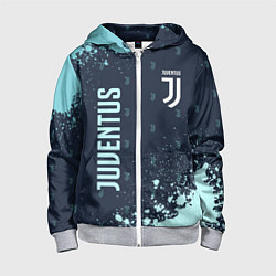 Толстовка на молнии детская JUVENTUS ЮВЕНТУС, цвет: 3D-меланж