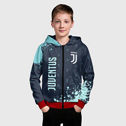 Толстовка на молнии детская JUVENTUS ЮВЕНТУС, цвет: 3D-красный — фото 2