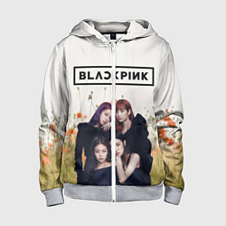 Толстовка на молнии детская BlackPink, цвет: 3D-меланж