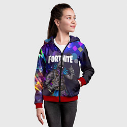 Толстовка на молнии детская FORTNITE x RAVEN, цвет: 3D-красный — фото 2