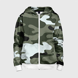 Детская толстовка на молнии Camouflage 2