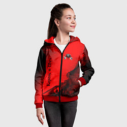 Толстовка на молнии детская КОРОЛЬ И ШУТ, цвет: 3D-красный — фото 2