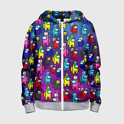 Детская толстовка на молнии AMONG US